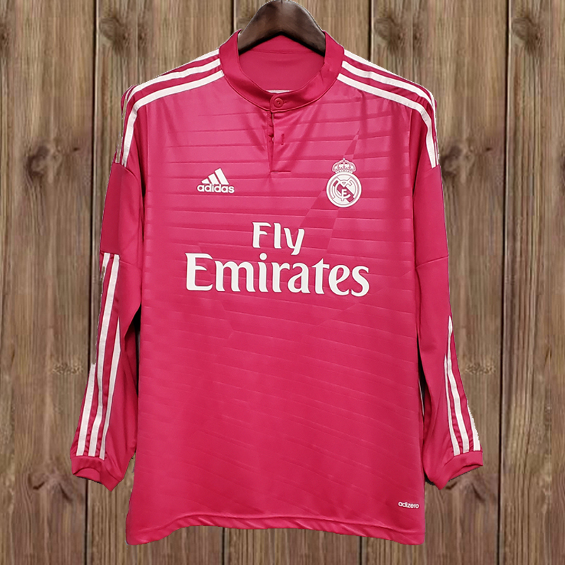 2014 2015 Real Madrid Long Sleeve Away Retro Kit FootyKitFactory