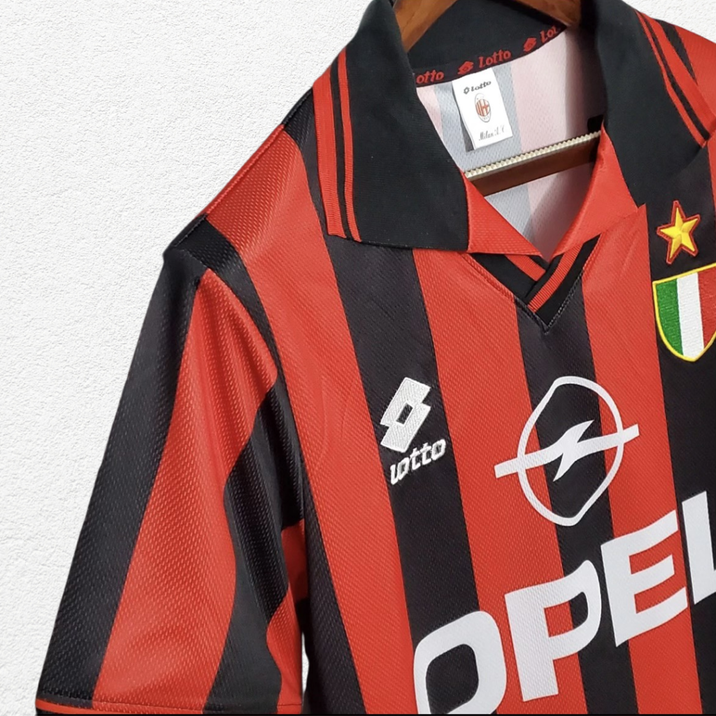 1996/1997 AC Milan Retro Home Kit – FootyKitFactory